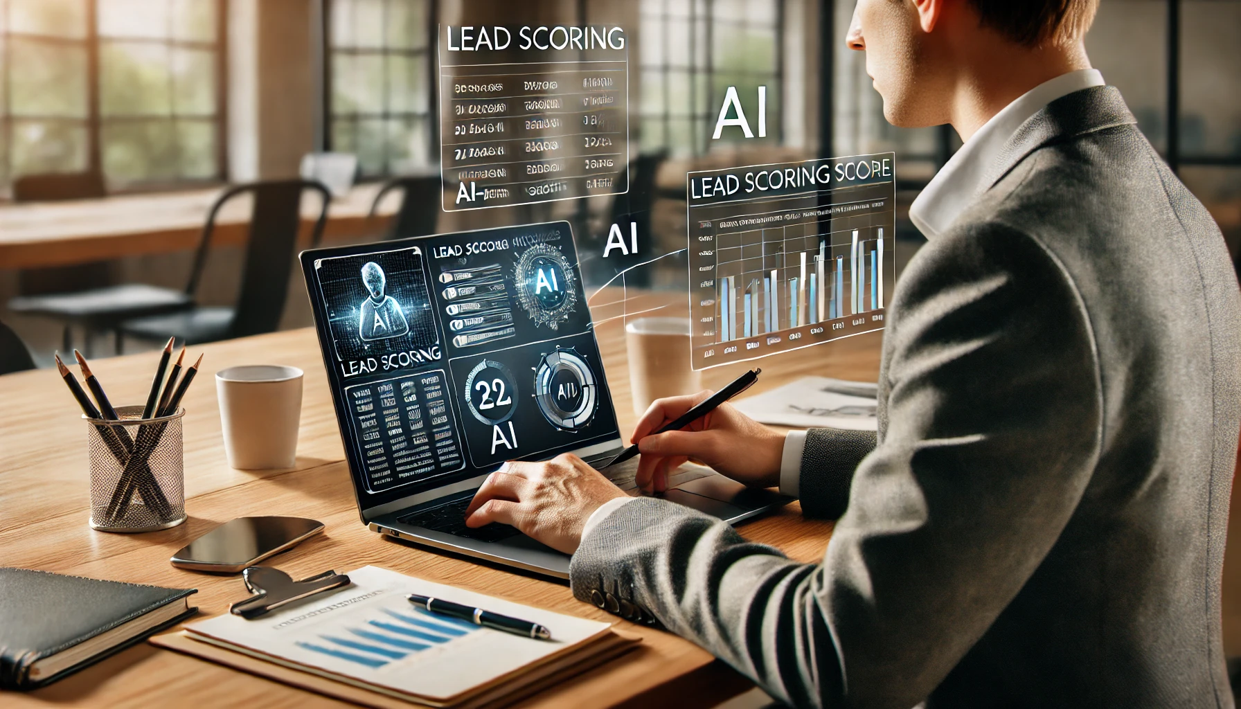 Lead scoring ved hjælp af kunstig intelligens